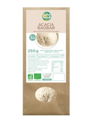 Acacia Baobab Biologique pure poudre