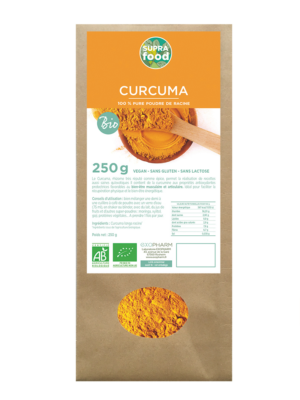 Curcuma pure poudre biologique 250g